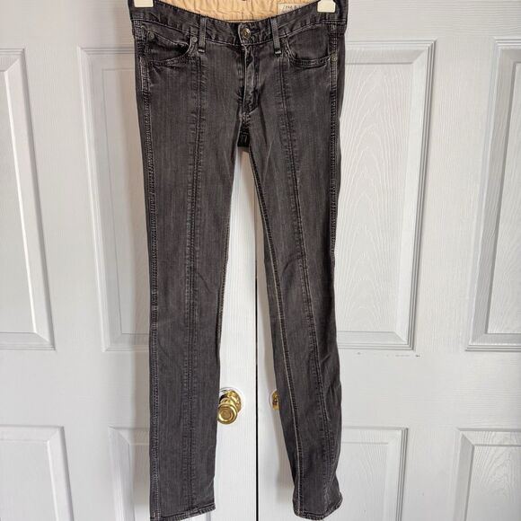 Rag & Bone Gray Skinny Jeans | Handmade in USA | Size 27‎ | Stretch Denim - Picture 1 of 6